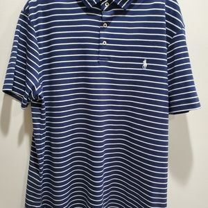 Blue Striped Polo